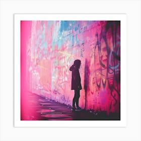 Graffiti Wall 1 Art Print