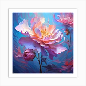 Peonies 17 Art Print