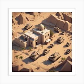 Egyptian City Art Print