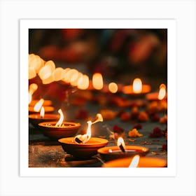 Diwali Lights 13 Art Print