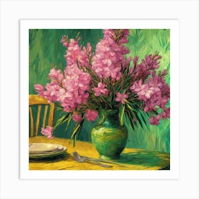 Oleanders, Vincent Van Gogh Dining Room 5 Art Print