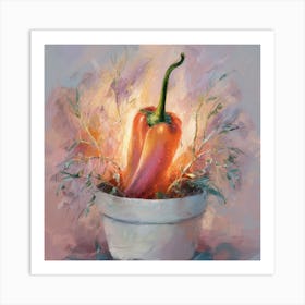 Pepper In A Pot 6 Art Print