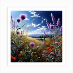 Wildflowers 1 Art Print