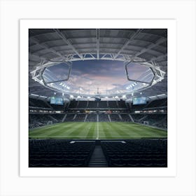 Soccer Stadium Art Print