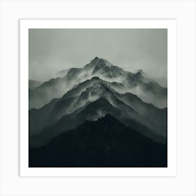 Mountain Range Art Print