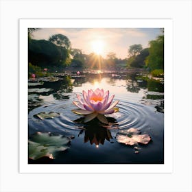 Lotus Flower Art Print