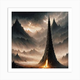 Lone Tower Art Print