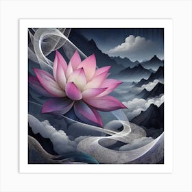 Lotus Flower 4 Art Print