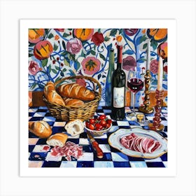 Gusto Italiano Trattoria Italian Food Kitchen Art Print