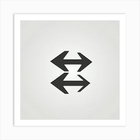 Two Arrows Art Print