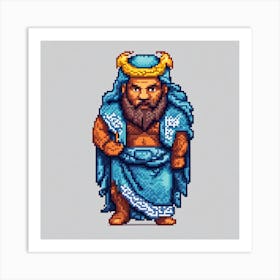 Pixel Art 5 Art Print