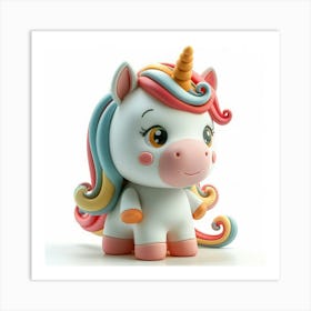 Unicorn Figurine 65 Art Print