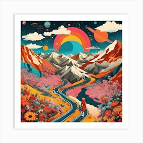 Road To The Stars Art Print