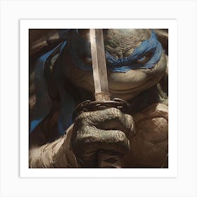 Ninja Turtles Leonardo Art Print