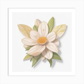 Lotus Flower 5 Art Print