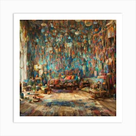 Kaleidoscope Room Art Print