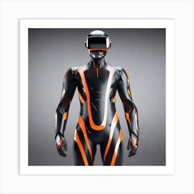 Futuristic Suit 23 Art Print