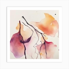 Abstract Watercolor Painting 1 Art Print