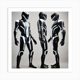 Futuristic Suits Art Print