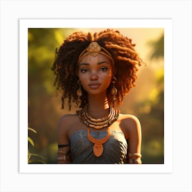 african animation Art Print