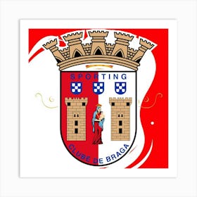 S.C. Braga Logo Wall Art 24 Art Print