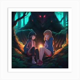 Phantom Of The Forest Art Print