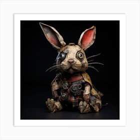 Steampunk Rabbit 1 Art Print