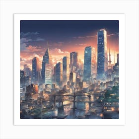 Cityscape Art Print