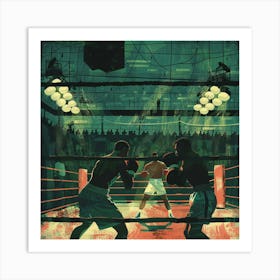 Boxing Ring 6 Art Print