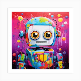 Robot Art Print