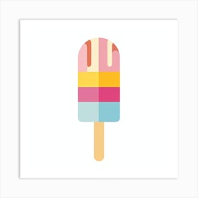 Ice Cream Popsicle 1 Art Print