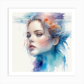 Watercolor Painting Art Print