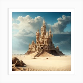 Castle In The Desert Art Print