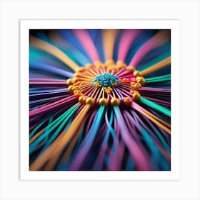 Colorful Flower Art Print