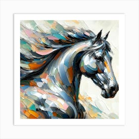 Creative Horse Beauty Illustration Nr 71 Art Print