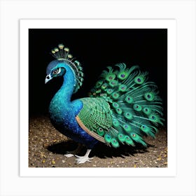 Peacock 6 Art Print