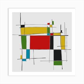 Remembering Mondrian Art Print