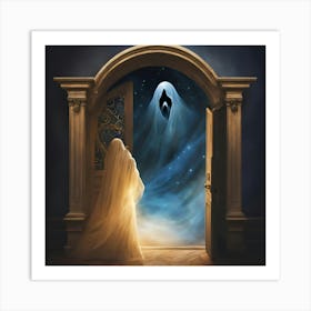 Who S At The Door Art Print