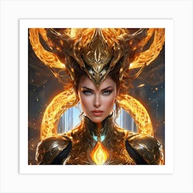 Fire Goddess gu Art Print