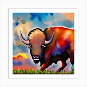 The Great Bull Art Print