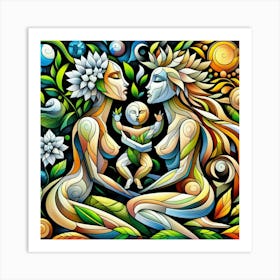 Mother And Child Art Print