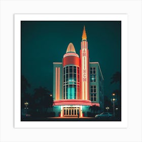 Night At The Theatre Art Print