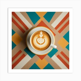 Coffee Latte Art 30 Art Print