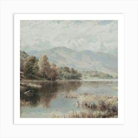 Lake In The Mountains Art Print