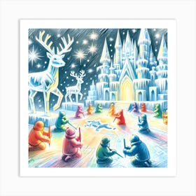 Super Kids Creativity:Santa'S Reindeer 1 Art Print