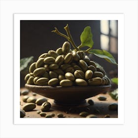 Coffee Beans In A Bowl 17 Art Print