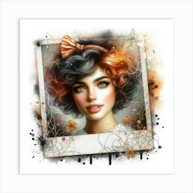 Portrait Of A Girl 7 Art Print