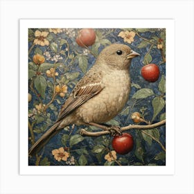 Bird On A Branch Art 1 Art Print