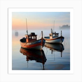 Boats Fine Art Posters By Csaba Fikker For Ai Art Depot 25 Art Print