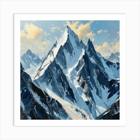 Mountain Range Art Print